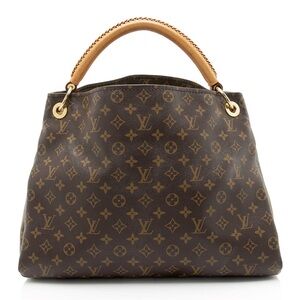 Louis Vuitton Dark Brown Monogram Shoulder Bag Artsy GM